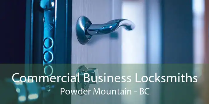 Commercial Business Locksmiths Powder Mountain - BC