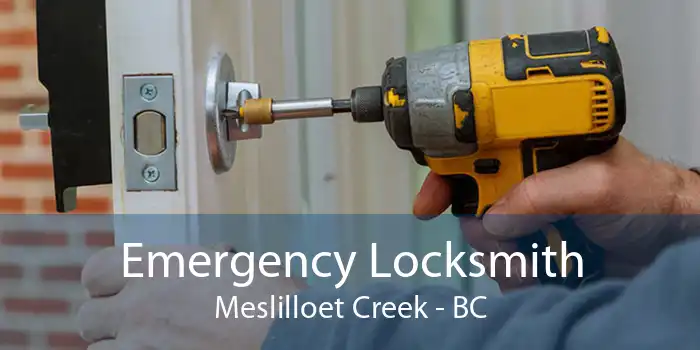 Emergency Locksmith Meslilloet Creek - BC