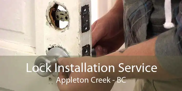 Lock Installation Service Appleton Creek - BC