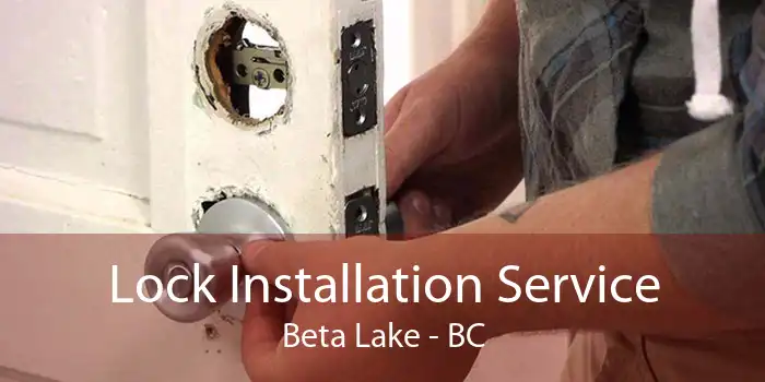 Lock Installation Service Beta Lake - BC