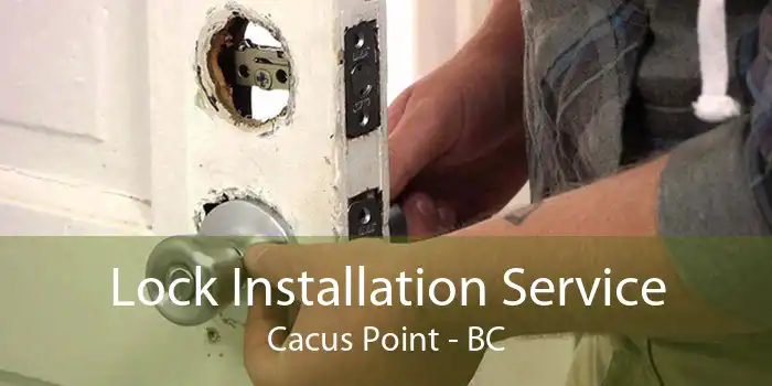 Lock Installation Service Cacus Point - BC