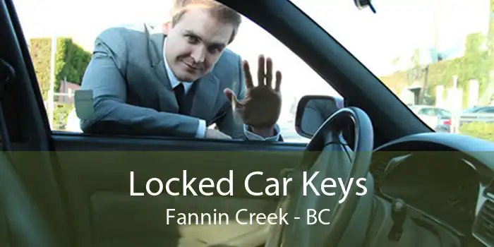 Locked Car Keys Fannin Creek - BC