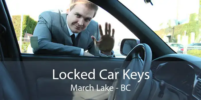 Locked Car Keys March Lake - BC