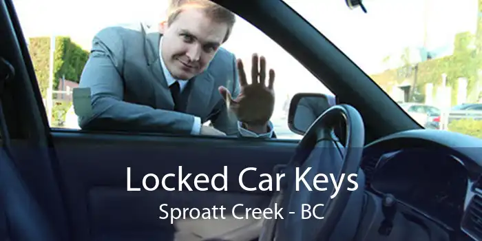 Locked Car Keys Sproatt Creek - BC