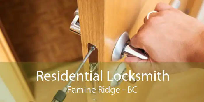 Residential Locksmith Famine Ridge - BC