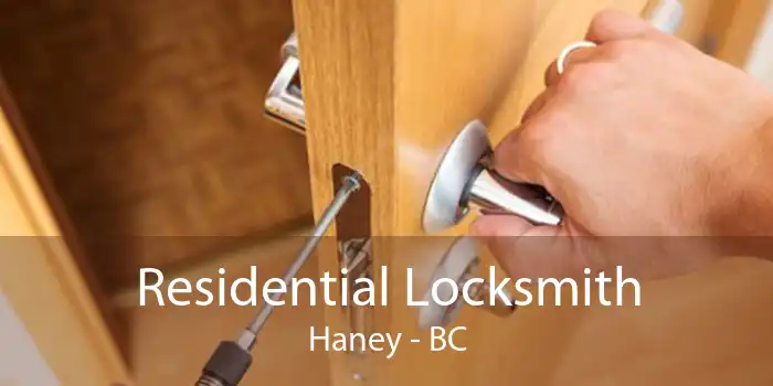 Residential Locksmith Haney - BC