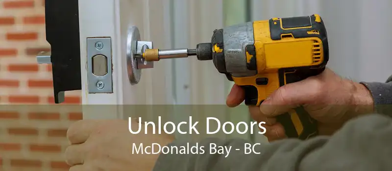 Unlock Doors McDonalds Bay - BC